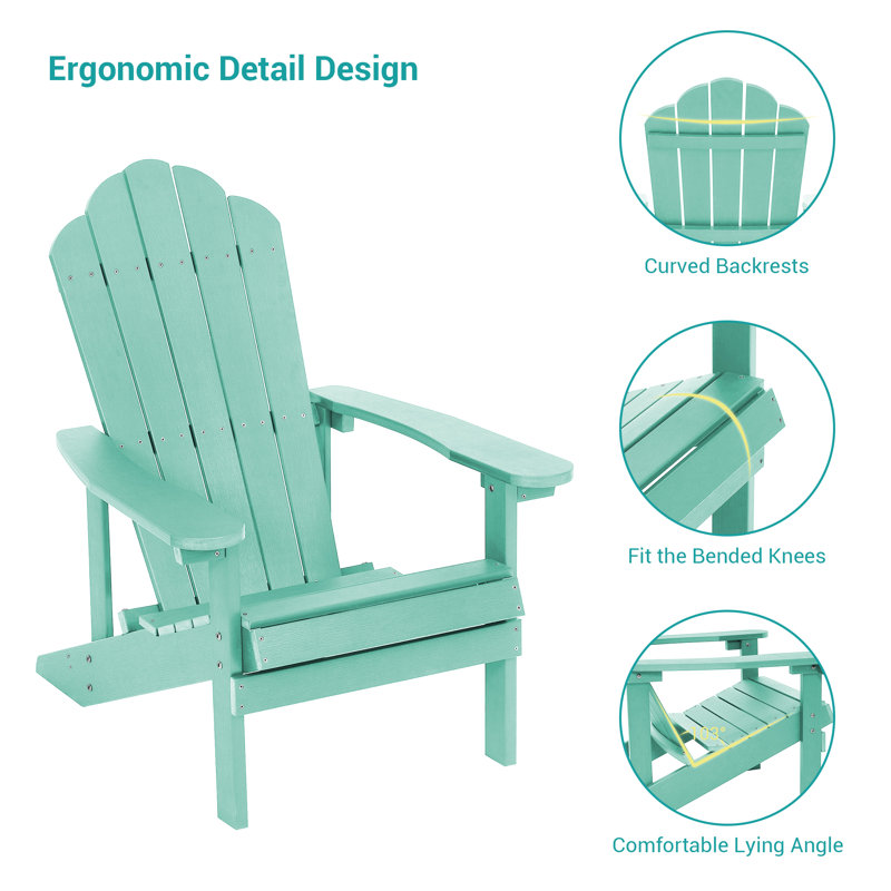 Chaise Adirondack Yonds Hips, Vert pomme