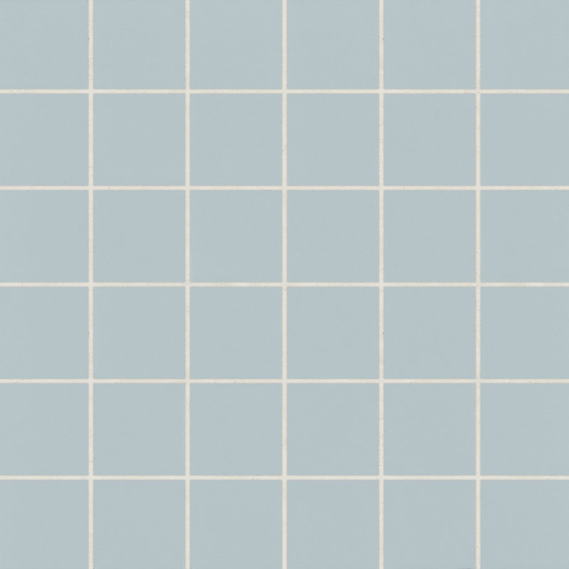Marin 2" x 2" Square Matte Porcelain Mosaic Tile, Misty Blue