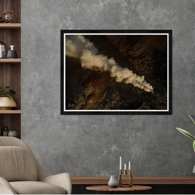 Aerial Hot Springs by Tim Klein - Picture Frame Photograph