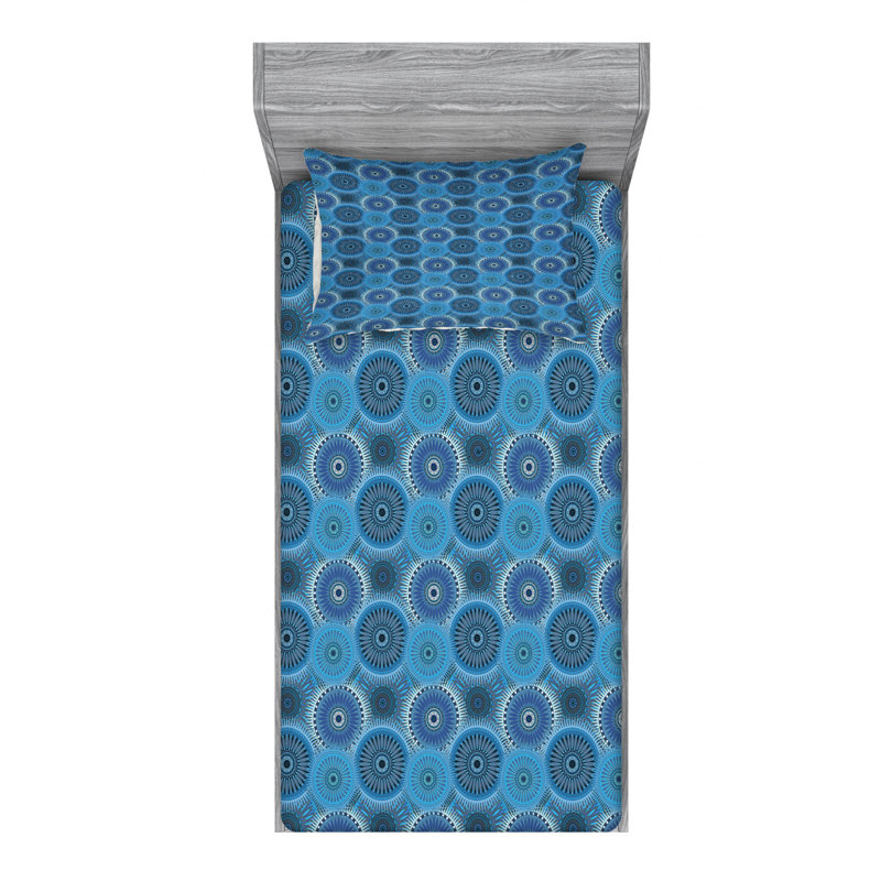 Microfiber Sheet Set, Twin Sheet Set with Fitted Sheet