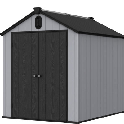 Remise de jardin 6 x 8 pi - plastique, grand équipement extérieur 6 * 8 pi avec imperméabilisation