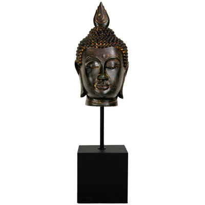 Burmese Buddha Head Bust