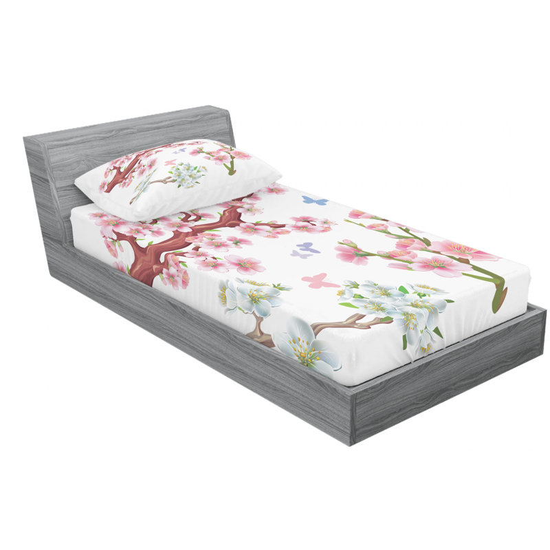 Microfiber Sheet Set, Twin XL Sheet Set with Fitted Sheet