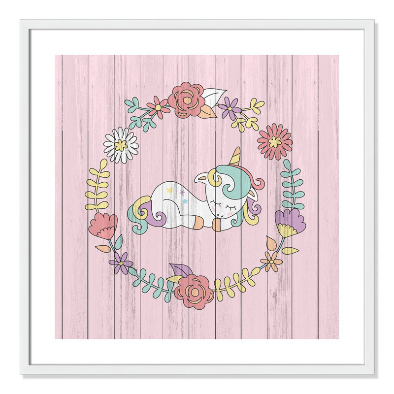 Décoration murale pour enfants, Encadré de boîte blanc, H 27,5 po x l 27,5 po x P 1,19 po