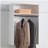 Devi White Wall Mounted Wood Closet System-1255843255
