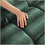 Canapé moderne à 2 places en tissu chenille avec repose-pieds - Design minimaliste avec tissu texturé - Idéal pour le salon, un appartement ou un dortoir-768184188