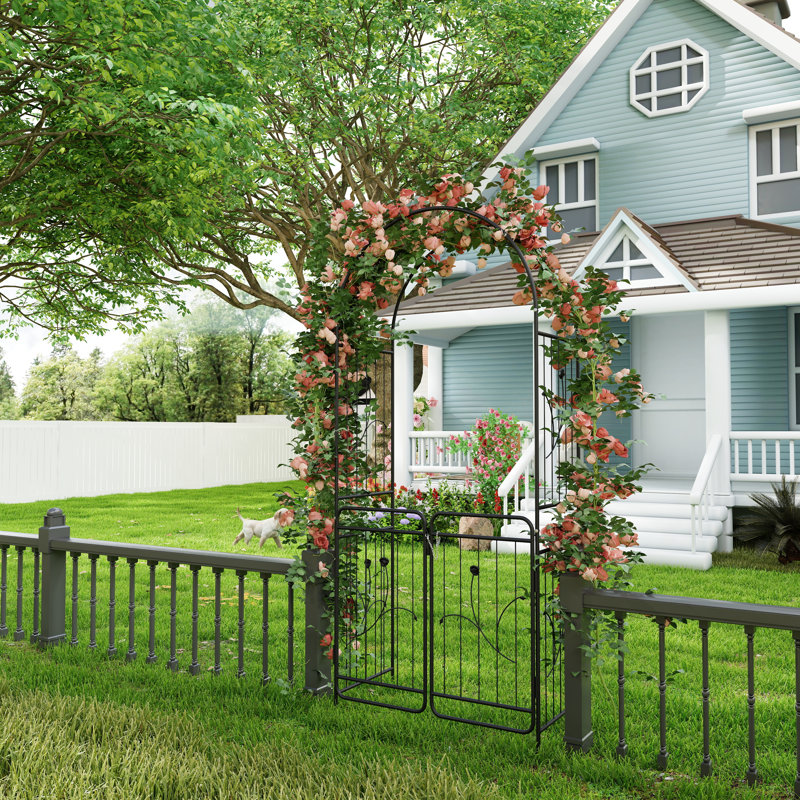 Arche de jardin en métal