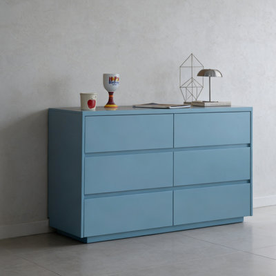 Armoire pratique à 6 tiroirs Bright Blue