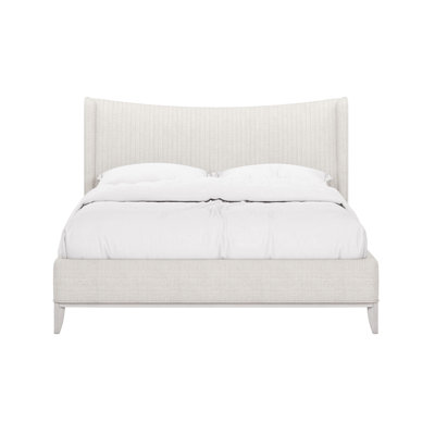 Mezzanine Upholstered Wingback Bed