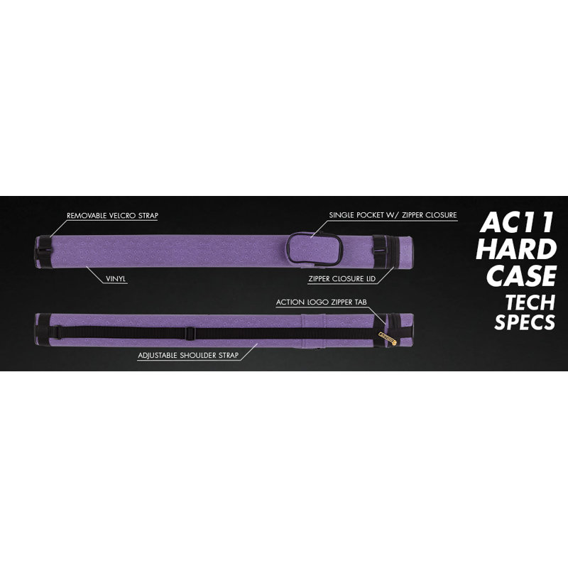 1/1 Hard Pool Cue Case, Purple