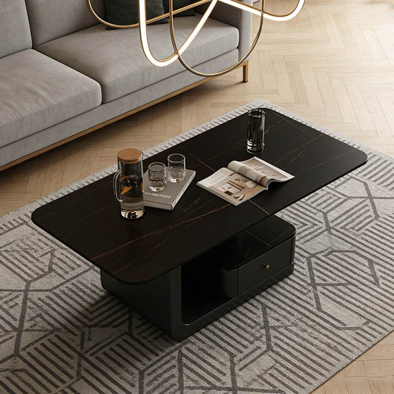 Chestertown, 16.53" H x 39.37" L x 21.65" W, Black/Gold, Black
