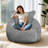 Giant Bean Bag Chair For Adult, Memory Foam Filling, Reading Chairs With Aesthetic Design, Lounge Chair Indoor & Living Room Armchair, Lazy Comfy Chair For Gaming In Bedroom Apartment-611529642