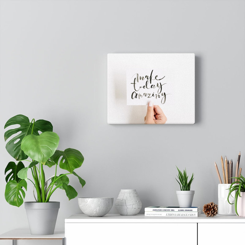 Make Today Amazing - Wrapped Canvas Print, 28cm H x 36cm W