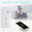 Plaque murale prise murale Snap-on USB