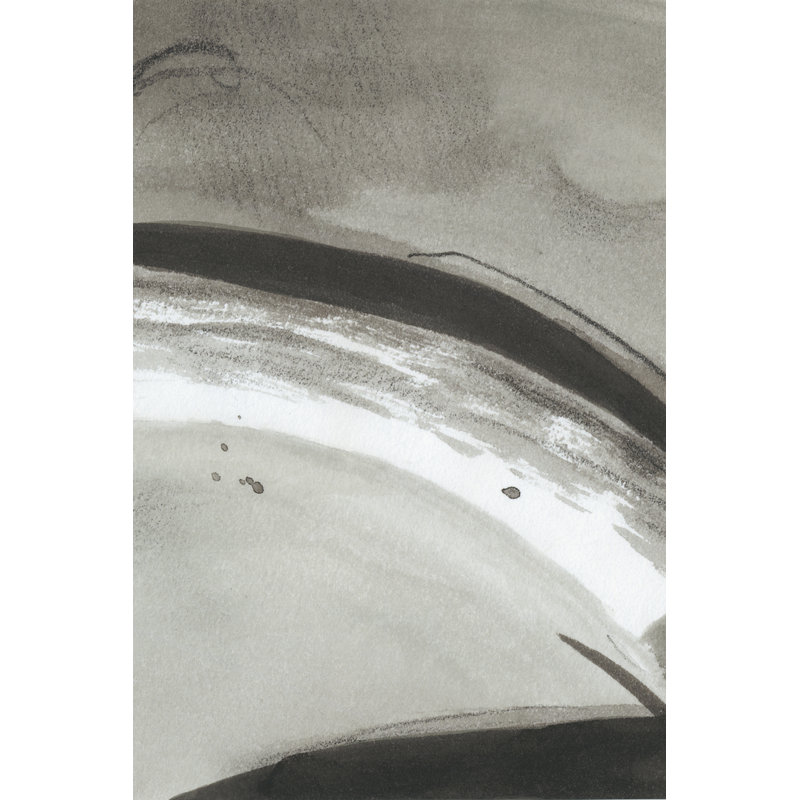 Ink Abstract III by Ethan Harper - Wrapped Canvas Painting, 46cm H x 30cm W x 3.8cm D