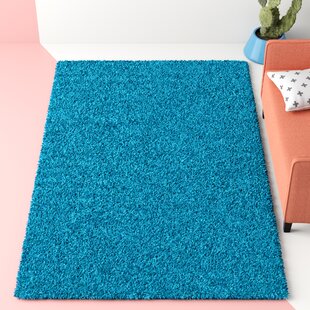 HiEnd Accents Barbwire Print Bath Rug Turquoise