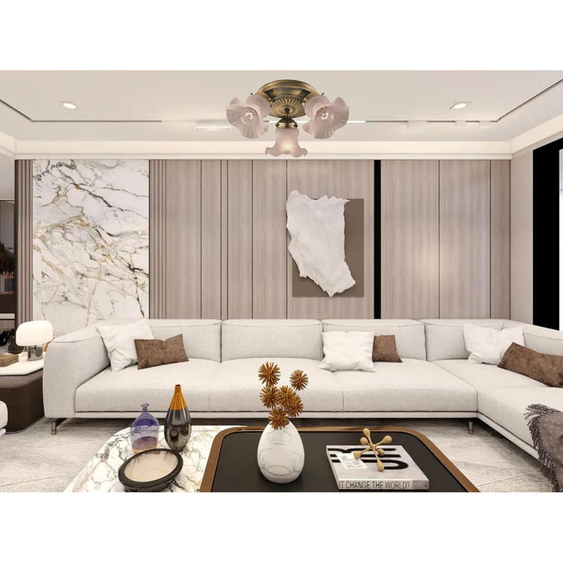 Glass Flush Mount