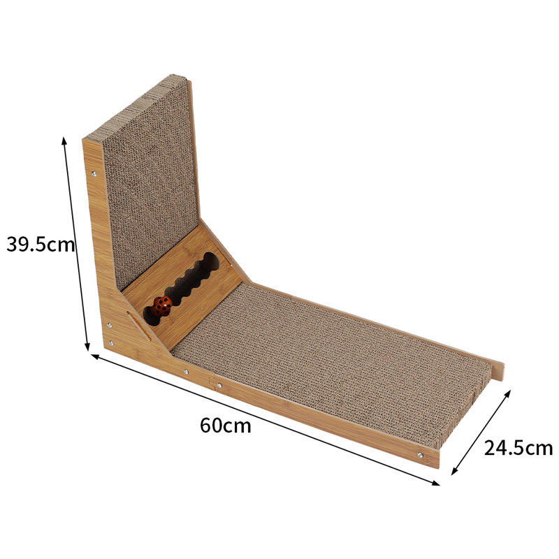 Hidevale Cat Scratching Post Cat Bed with Toy