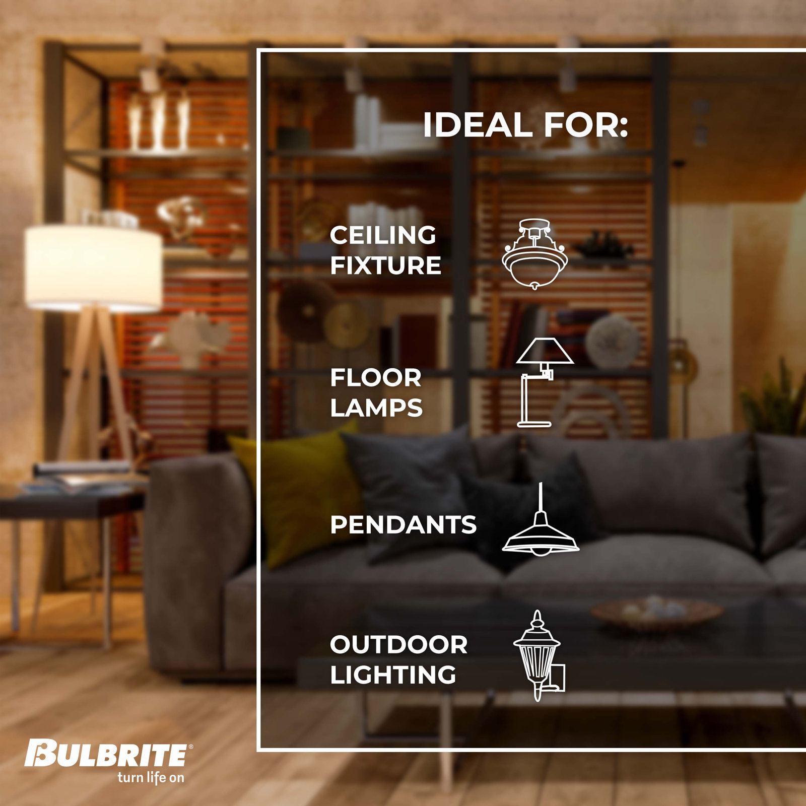 Grands 4 Watt Dimmable LED Clear Bulb
