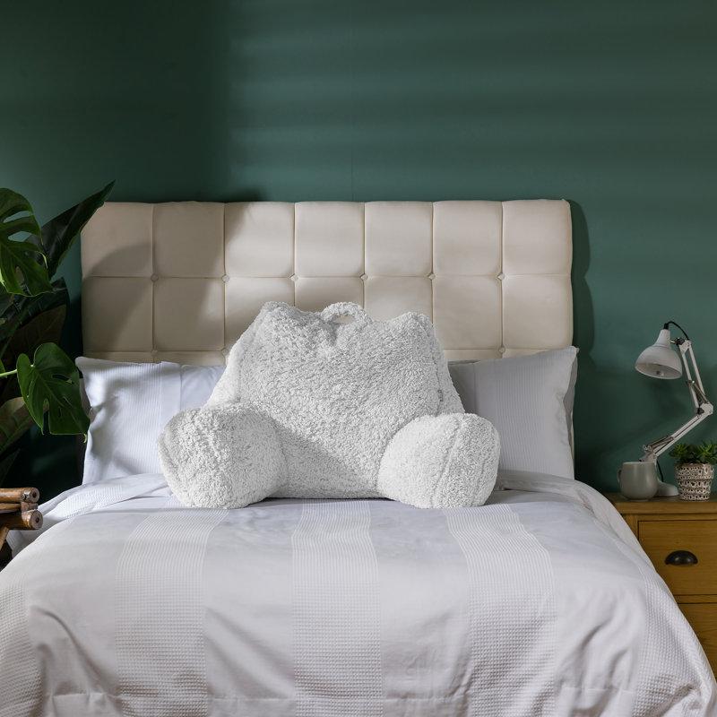 Teddy Fleece Support Pillow, Natural Cream