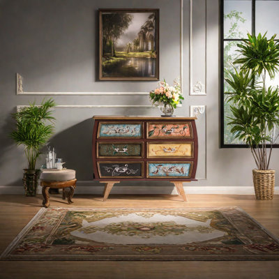 Nordic style personality drawer accent chest.