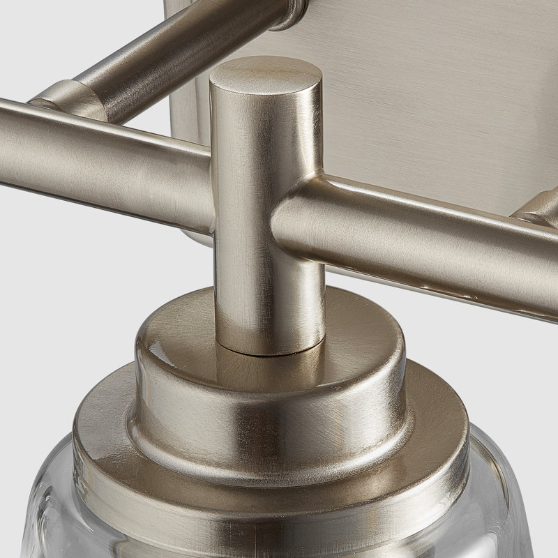 Éclairage pour salle de bain 3 lumières Kreios, Nickel brossé