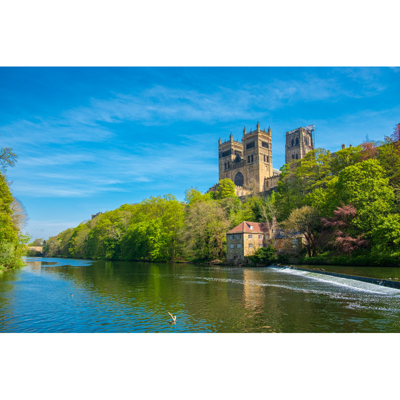 River Wear In Durham by Palliki - Wrapped Canvas Print, 20cm H x 30cm W