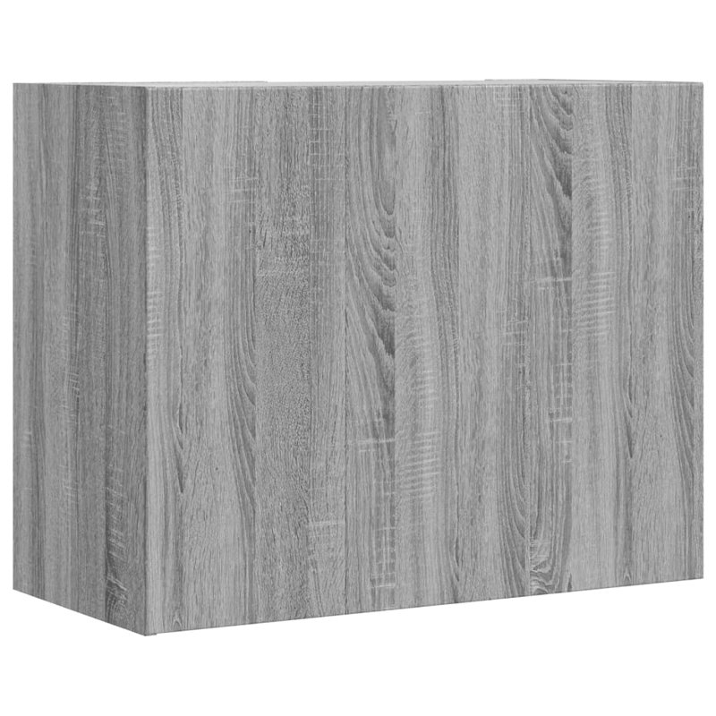 Antoninette Floating Shelf, Grey Sonoma