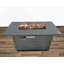 Table de foyer d'extérieur en acier avec couvercle H 25 po x l 42 po Living Source International