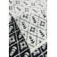 Traequan White Moroccan Machine Made Cotton Polyester Non-Slip Area Rug-1011872803
