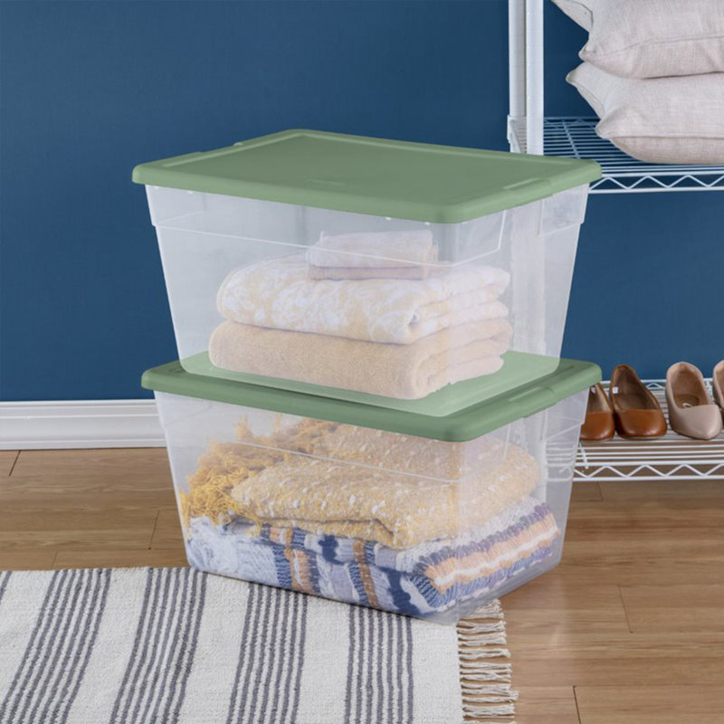 Plastic Storage Bin Set