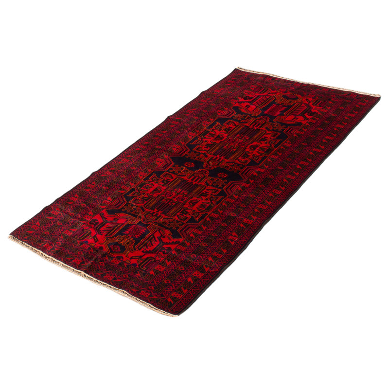 Teimani Red Rug 3'9" x 7'7"