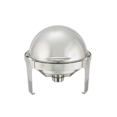 6L Round Roll Top Stainless Steel Handle