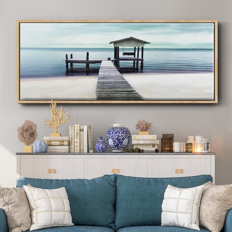 Peaceful Place - toile encadrée, H 20 po x l 50 po