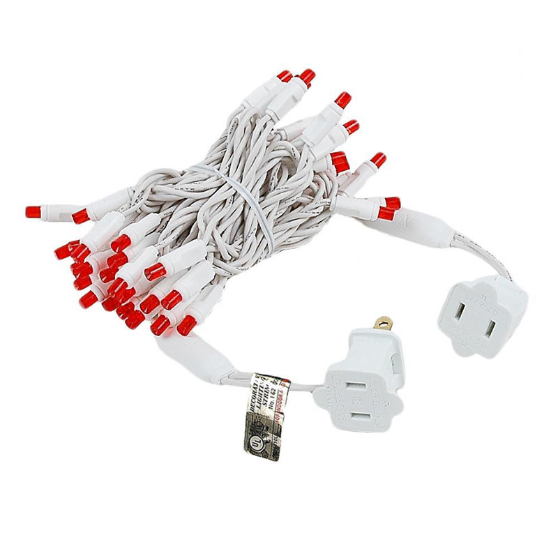 Guirlande lumineuse 50 lumières, Rouge