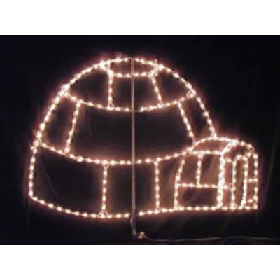 Igloo Christmas Holiday Lighted Display