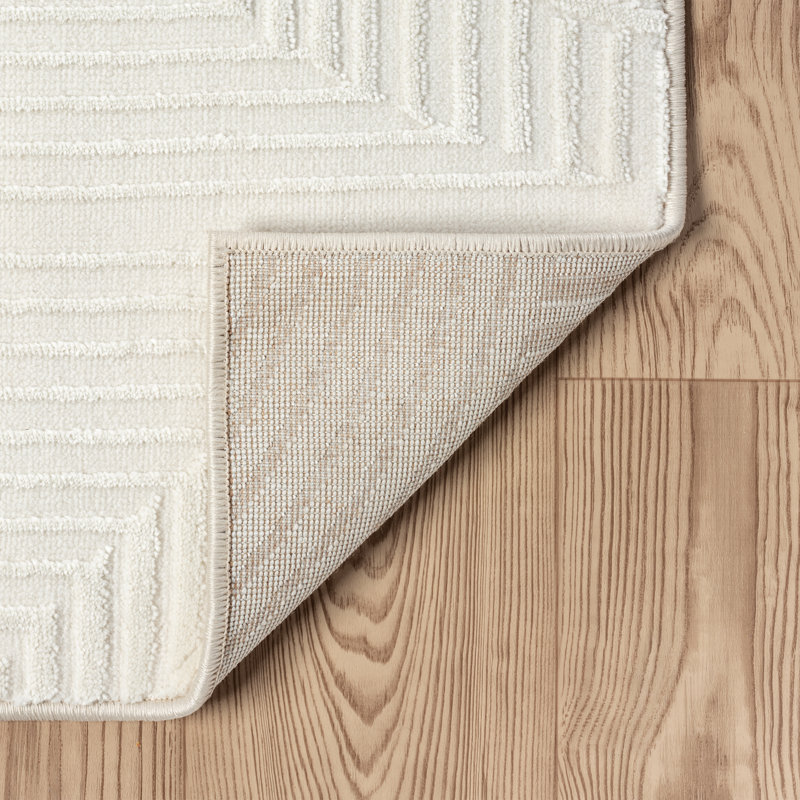 Tapis crème Abani Murtie NTL160A, Rectangle 7 pi 9 po x 10 pi 2 po