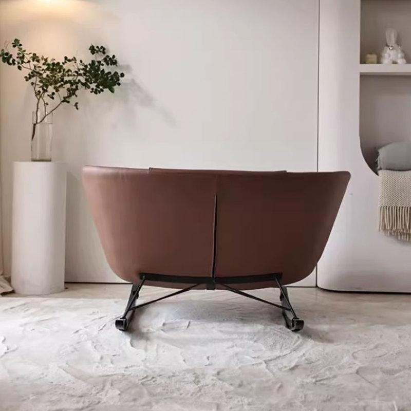 Chaise berçante double confortable et élégante