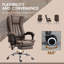 Fauteuil inclinable pivotant rembourré Mevlida