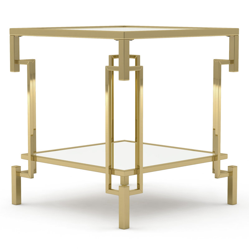 Table de bout en verre 20 po
