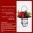2pcs Plastic Solar Holiday Lantern - Festive Pine & Bow Decor, 7.7in Height, Auto Charging