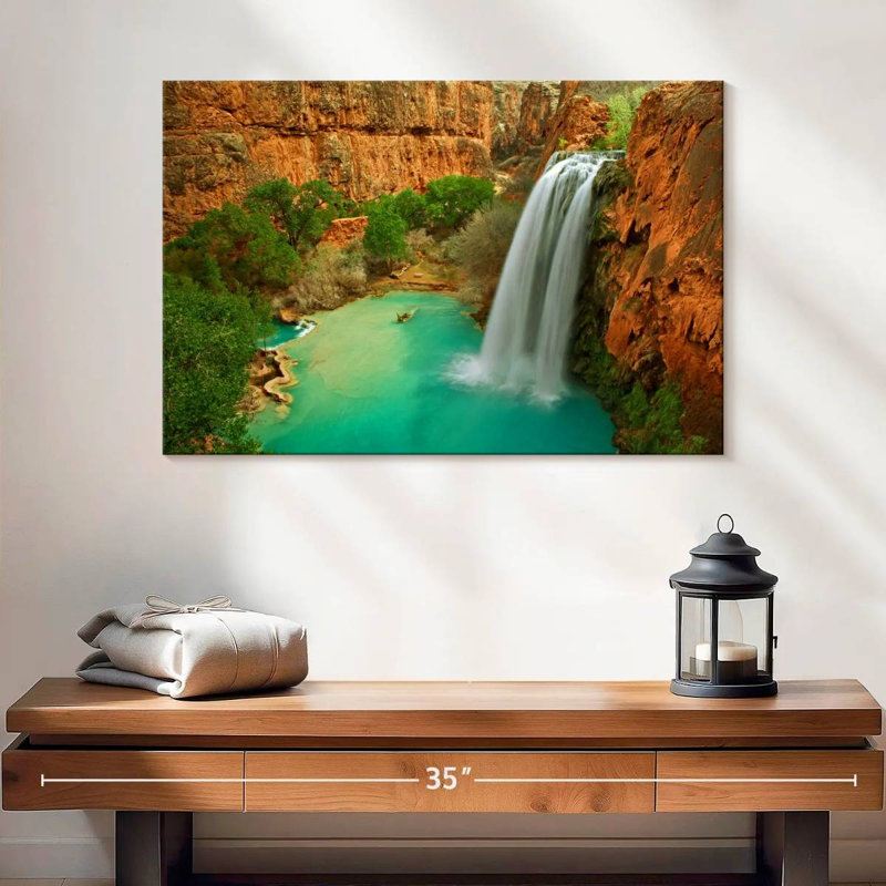 Havasu Falls dans le Grand Canyon, H 16 po x l 24 po