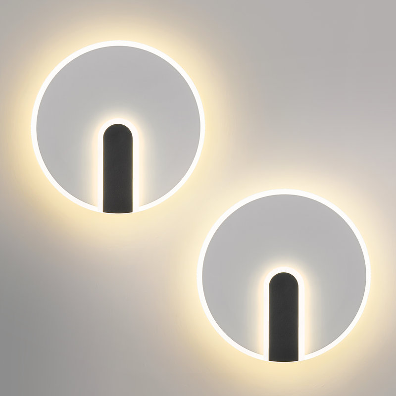 Modern Round LED 4000K Wall Light Sconce Hallway Wall Lighting Bedside Wall Mounted Lamp for Living Room Stairway Bedroom