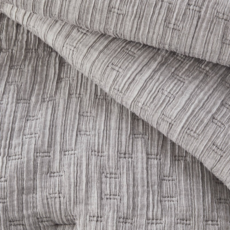 Warm Grey Oversized Bedding Set, Cotton-polyester Blend For Home Comfort
