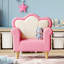 Chaise rembourrée en forme de pétale pour tout-petits