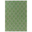 Wool Geometric Area Rug in Mint-25306315