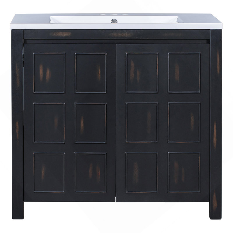 Armoire de salle de bain 36 "Retro Espresso