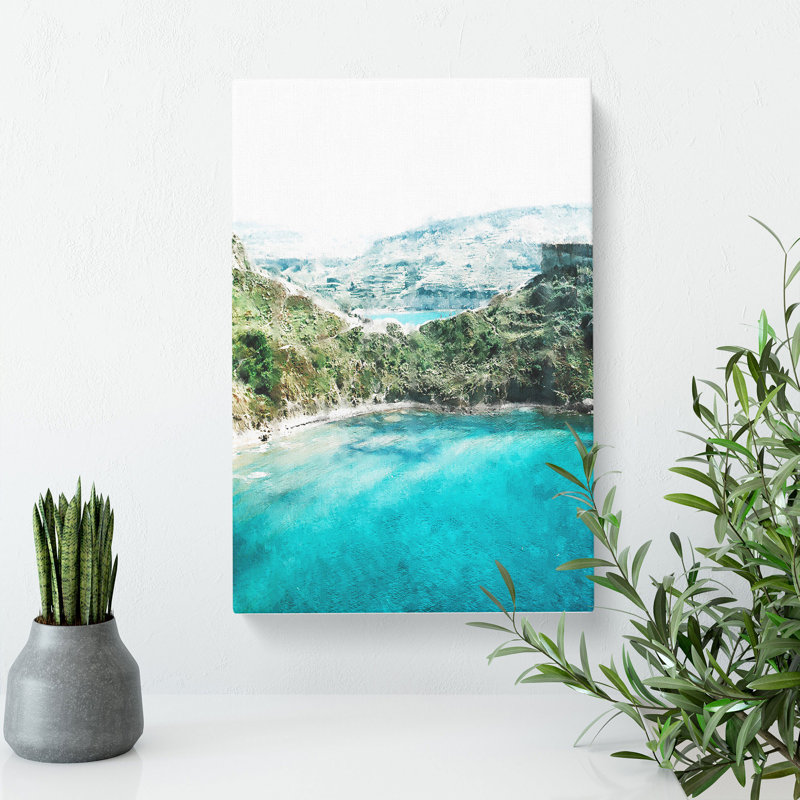 Golden Bay In Mellieha Malta - Wrapped Canvas, 50cm H x 35cm W x 3cm D