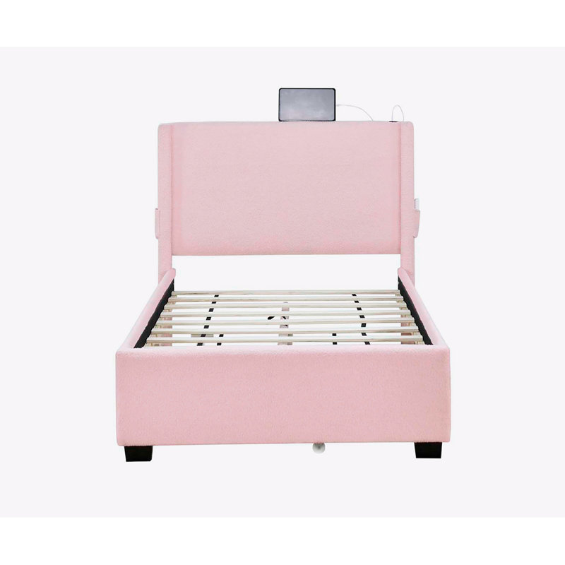 Baby Pink Twin Bed