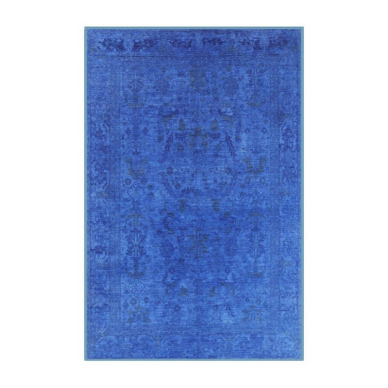Tapis oriental bleu, Rectangle 7 pi x 10 pi